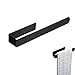Toalleros de Baño Sin Taladro, Toalleros Baño Negro, Toallero, Toallero Negro Adhesivo, para Mueble baño o Colgador Pared Decoracion baño