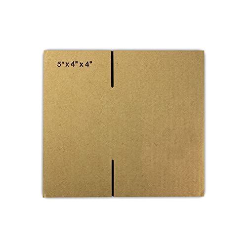 Image of 50 EcoSwift 5x4x4 Corrugated Cardboard Packing Boxes Mailing Moving Shipping Box Cartons 5 x 4 x 4 inches