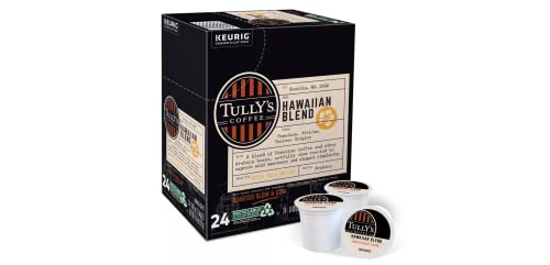 Tully's Coffee Hawaiian Blend 24 K-Cups (pack of 3)