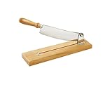 LOUIS TELLIER - Coupe-Pain avec Socle en Bois Semi Professionnel - Qualité Supérieure - Marque française