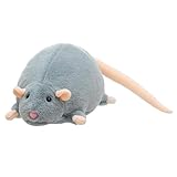 Facile à nettoyer et à entretenir : l'oreiller en peluche pour rat est simple à nettoyer et à entretenir, conservant sa forme et sa douceur après un lavage doux, idéal pour un usage quotidien.