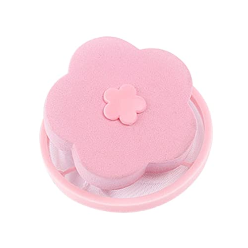 Filtro Flutuante Coletor de Pó e Fiapos Para Máquina de Lavar Flor Azul e Rosa Deixa Suas Roubas Liv