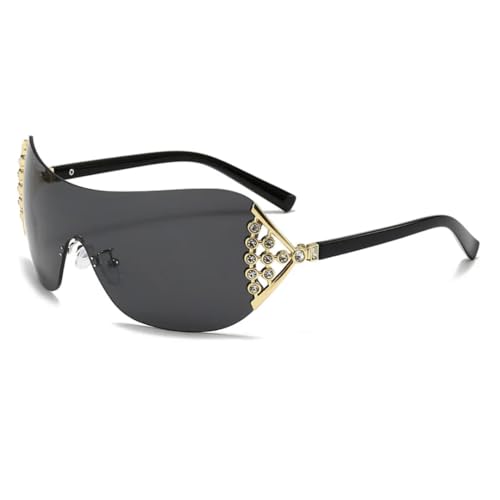 Lunettes monobloc femme style punk pour festivals et sorties urbaines