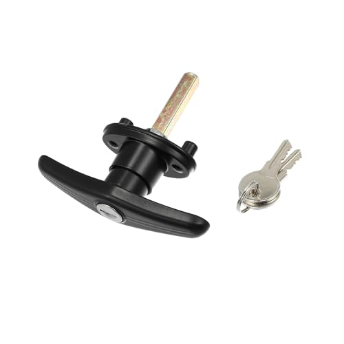 Image of 1Set Truck Cap Locking T-Handles for Pickup Truck Cap Camper Shell T-Handles Lock W / 2 Keys for Most Truck Caps Camper Tops Blind Mount Locking T-Handle Item Replacement