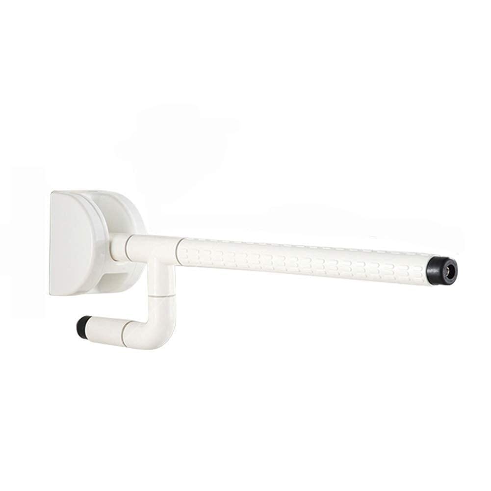 Barra De Seguridad para Ducha Resistente para Bañera, Barra De Apoyo Mejorada para Inodoro, Pasamanos De Ducha Plegable Avanzado, Barandilla De Equilibrio Antideslizante (Blanco-75Cm)