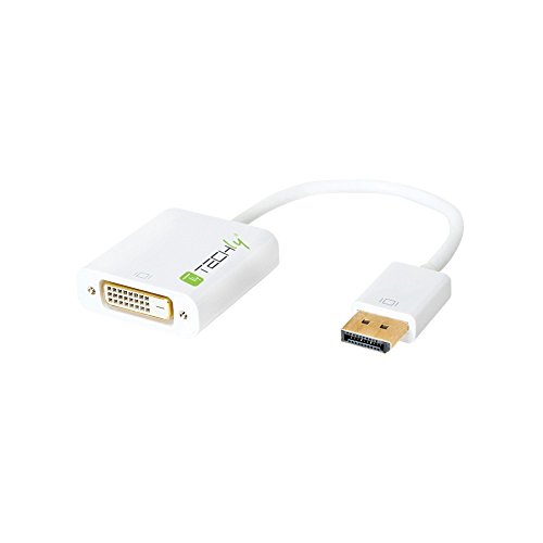 Preisvergleich Produktbild Techly IADAP DP-DVIF2 Displayport, Weiß