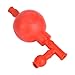Pipette,Industry Pipette Ball Suction Ball Lab Rubber Suction Bulb Quantitative Pipette Ball with 3 Openings Red Pipette Bulbvalves Red Clamp Filler