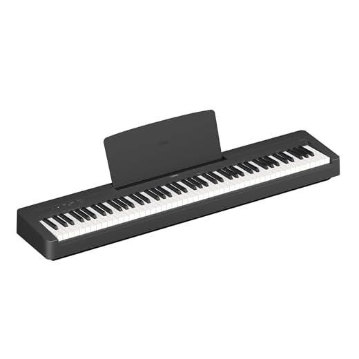 Home Yamaha P-145BT Digital Piano – Pianoforte Digitale Leggero e Portatile, con Tastiera Graded Hammer Compact, 88 Tasti Pesati e 10 Voci, Bluetooth – Nero