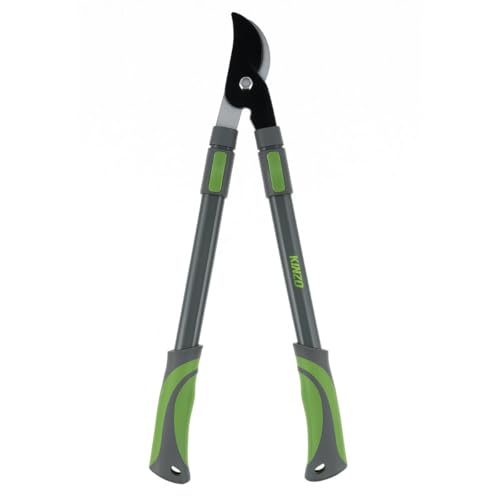 Kinzo Sécateur de Jardin 5178cm – Coupe Branche Télescopique - Taille-Haie Manuel – Sécateur Télescope – Revêtement Anti-Adhésif – outillage de Jardin