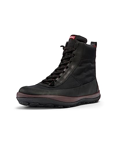 Camper Peu Pista Gm K300439 bottes confort d'hiver en cuir noir pour homme
