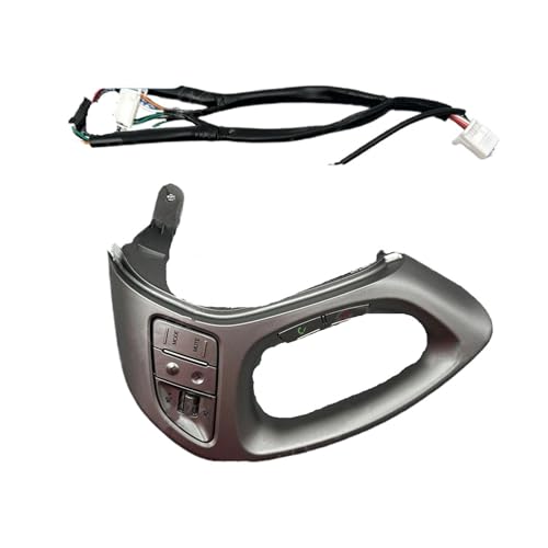 Boutons de volant Bluetooth gris clair avec câbles pour Hyundai Tucson et Ix35