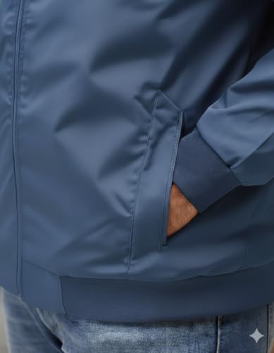 Image of Quark without Cap Standard Length Mist /Wind Cheater || Casual /Biker /Fashionable /Trending Jacket || Lightweight & Comfortable || Material : TPU & Rise Net || Control Temperature up to 21C