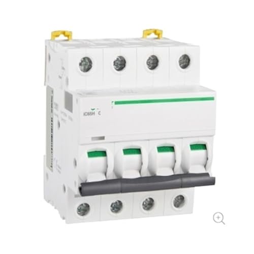 Disjoncteur miniature A9F18480 iC65N Schneider 4P C80A pour protection tableau électrique