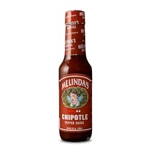 Melindas Chipotle Hot Sauce - Made with Chipotle Peppers, Habanero Peppers, Carrots, Onion, Papaya & Lime Juice - Keto, Vegan, Gluten Free Hot Sauce - 5oz, 1 Pack
