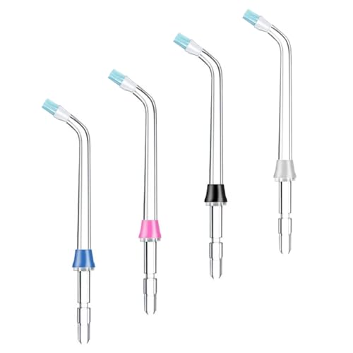 Flewdart 4pcs Boquilla de Repuesto para Waterpik Water Flosser, recambios para Wf02/03ec Wp-100/108/112/250ec Wp-450/462/560/562ec Wp-563/565/660/662ec Wp-670/672/676/861ec