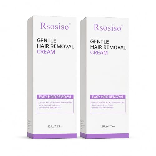 Gentle Hair Removal Cream, Body Hair Remover for Women (2, Pack)