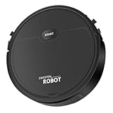 STOBAZA Robot Aspirapolvere Piccolo Multifunzione con Pulizia Asciutta e Umida Spazzola Doppia Estesa per Angoli e Pelo Animale Design Sottile per Sotto Mobili