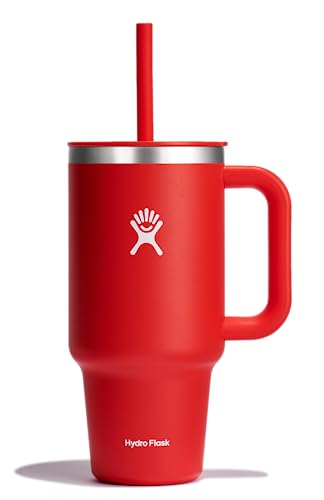 Image of Hydro Flask All Around Travel Tumbler with Handle 32 Oz Goji