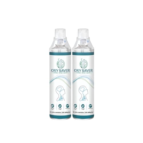 Image of 24 Litres Portable Oxygen Cylinder | 500 Sprays | Oxygen Cylinder for Travelling & Home use | 99.9 % Pure Oxygen | Instant Oxygen for High Altitude, Outdoor Activities, Air Pollution, Emergency Situations
