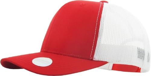 Image of Classic 6 Panel Cotton Twill Mesh Trucker Cap Hat Adjustable Snapback Hat