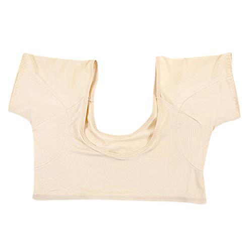 Camiseta de Cuerpo de Axila Lavable/Reutilizable Camiseta Interior antisudor Para Mujer - Carne M