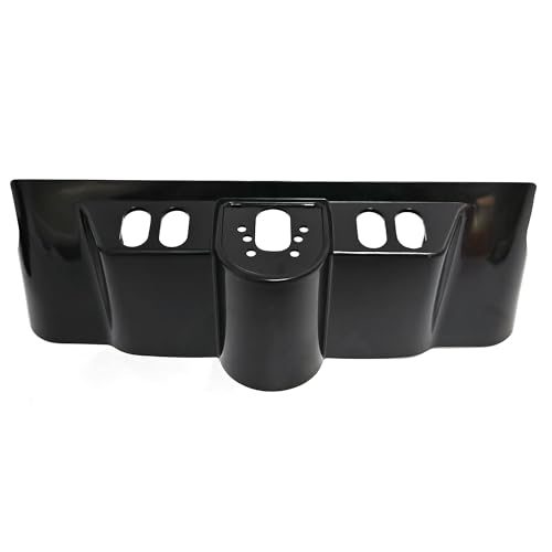 Americruise Motorcycle Switch Dash Panel Accent Cap for Harley Touring Street Glide 2006-2013, Electra Glide Ultra Classic 1996-2013 (Matt Black)