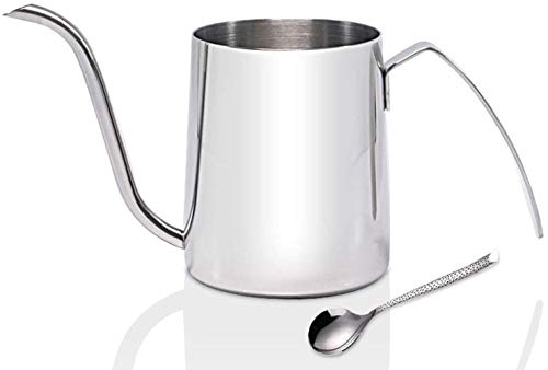 エスプレッソコーヒーポット お茶などにも対応 コーヒードリップポット クッキング用品 細口ポット ステンレス製 実用350ml