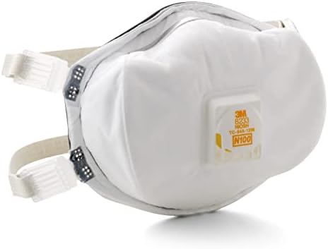 3M Particulate Disposable Respirator 8233, NIOSH APPROVED, N100, 1 Piece