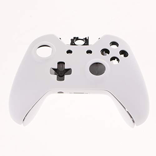 Capa de substituição branca completa para controle Microsoft Xbox One Elite com pegas de placa front