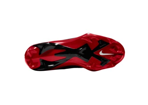 Nike Men's Alpha Menace Pro 3 Mid Football Cleat Size 13 (Red/Black)3