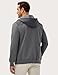 JMIERR Men's Full Hoodies 2025 Fashion Long Sleeve Drawstring Workout Hooded Sweatshirts with Pockets, L, Grey