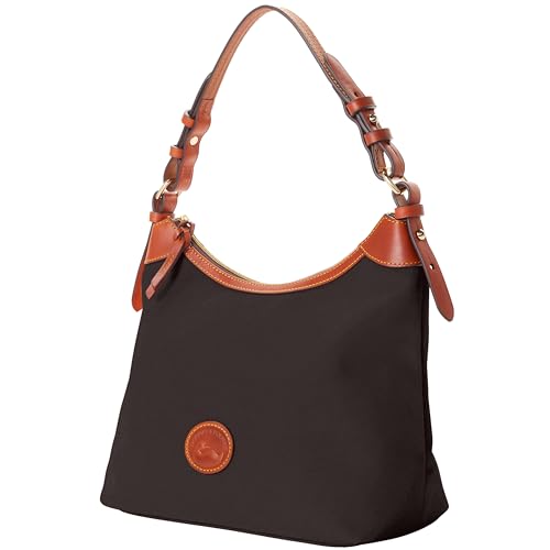 Image of Dooney & Bourke Shoulder Bags for Women, Nylon Bag with Removable Adjustable Leather Handle