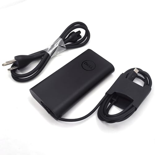 Dell Laptop Charger 90W Watt USB Type C GAN, Latitude 9330 9430 7430 5530 5531 7330 5431 5531 5330 7330 7530 AC Adapter, Black, LA90PM170 - image 5