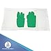 Dynarex Sterile Nitrile Surgical Gloves, Powder Free, Size 6.5, 50 Pairs of Gloves, White, 6.5