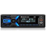 RDS Autoradio Bluetooth mit TypC-Ladeanschluss,Wistrue FM/AM Autoradio 1DIN