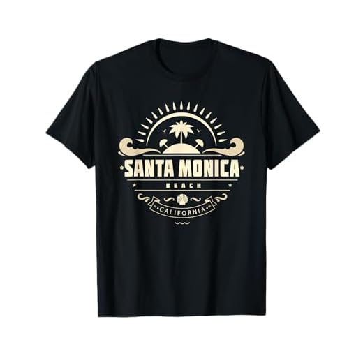 Santa Monica California T-Shirt Memorabilia Souvenir