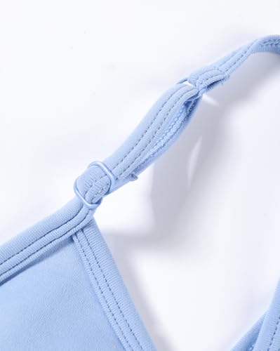 Image of AUROLA Mercury Workout Sports Bras Women Athletic Removable Padded Backless Strapy Minimal Crop Top