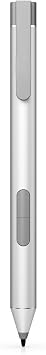 Active Touch Stylus Pen for HP EliteBook x360 1020 1030 1040 G2 G3 G4 G5 Elite x2 1012 1013 Tablet Pen for HP Pressure Sensitive Pencil 2048 Level Silver