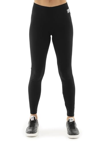 Leggings básicos de algodón suave y flexible Leone con cintura elástica confortable