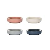 MDZF SWEET HOME Porcelain Sauce Dishes, Side Dish Sushi Dipping Bowls Matte Glaze Tableware Serving