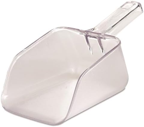 Rubbermaid FG288400CLR Utility Scoop Clear, 1.476 Inch x 1.919 Inch x 1.919 Inch