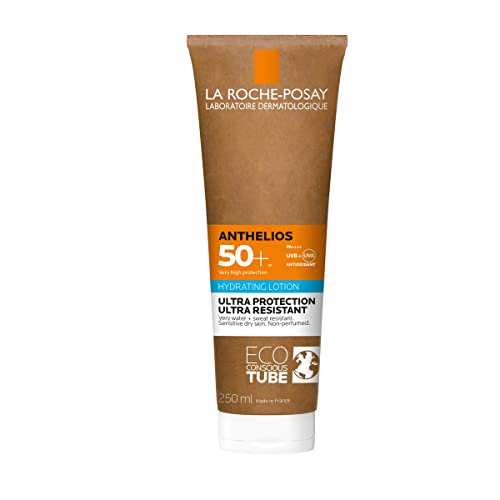 La Roche-Posay Anthelios Leche Hidratante Spf50+ Protector Solar Cuerpo Piel Sensible, Vanilla, 250 Mililitro