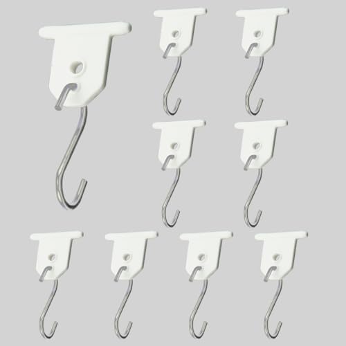 EQUIJUANCE RV Awning Hooks,Awning Lights for rv Canopy,rv Awning tie Down kit,Awning Clips for rv Canopy, rv Awning Accessories,to Hang Clothes,Hang festval Light,Hang Plant (24)