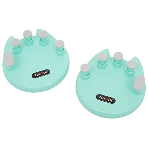 FUNOMOCYA 2 Piezas Fuerza De Los Dedos Agarre Corrección Deportista Apoyo Llave Adulto Fortalecedor Fortalecer Entrenador Ejercitador De Mano Práctica Etiquetas Musical Gel De Sílice
