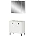 Produktbild Germania 2-TLG. Badezimmer-Set 8348-84 GW-Tulsa, bestehend aus Waschbeckenunterschrank und Spiegelschrank, im Dekor Weiß, 60x200x35 cm