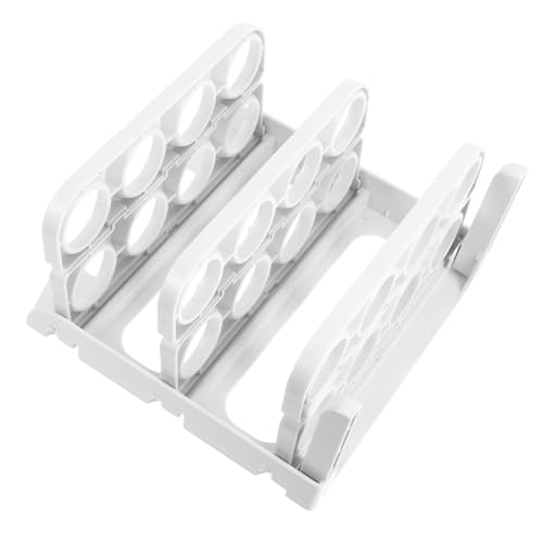 Bandeja plegable de huevos para nevera de diseño multicapa