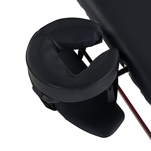 Master Massage Zephyr Lightweight Portable Massage Table Package- Tattoo Table- Spa Bed (Black, Maroon) - Thumbnail 4