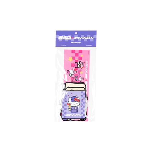 F1A x Hello Kitty Unisex Sticker Pack, Multicolor, One Size