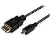 Produktbild StarTech Hochgeschwindigkeits-HDMI-Kabel mit Ethernet, HDMI auf HDMI Micro  M/M, 1,8 m