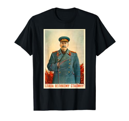Image of Vintage Russian Joseph Stalin Soviet Union USSR Communist T-Shirt